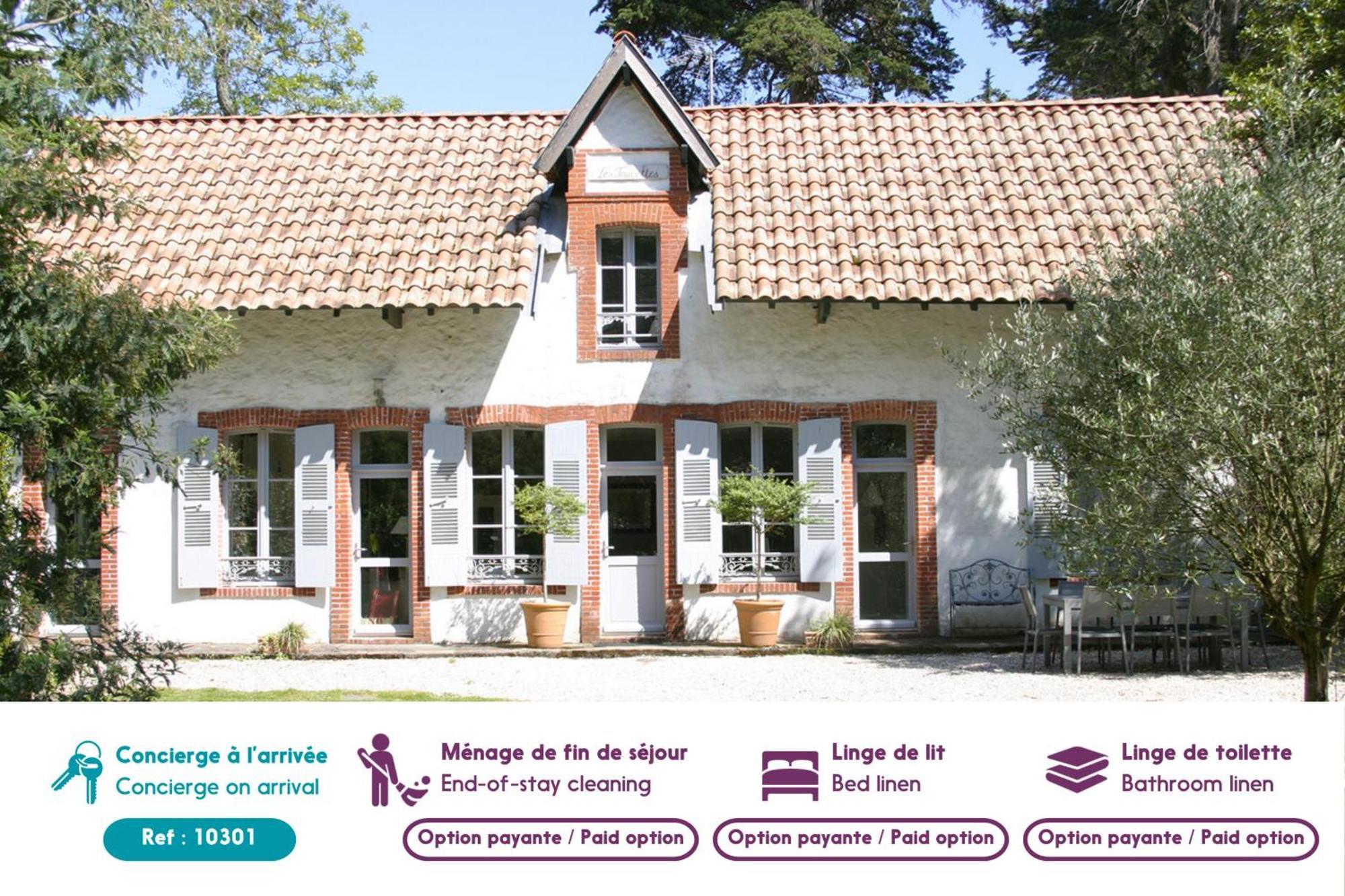 Villa Traditionnelle Pour 8 - 550M De La Plage Нуармутье Экстерьер фото